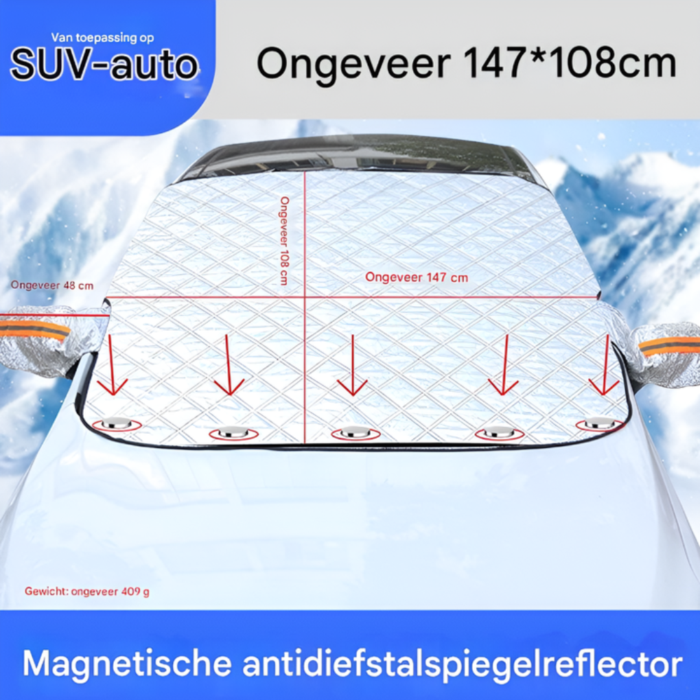 Magnetic Windshield Cover - Frost & Snow Protector | Ka-mostore