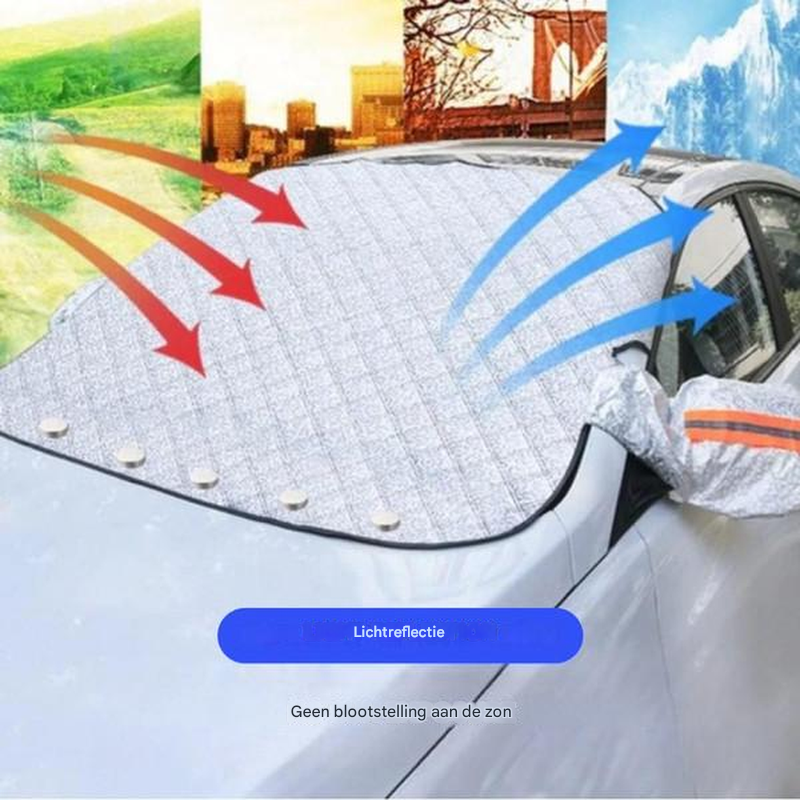 Magnetic Windshield Cover - Frost & Snow Protector | Ka-mostore