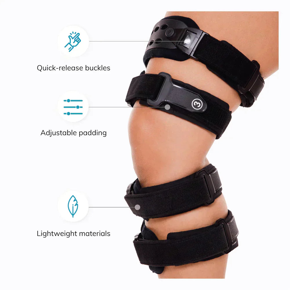 Medical OA Offloading Knee Brace | Unicompartimental Osteoarthritis Orthosis | Varus/Valgus Correction & ROM Control | Medial & Lateral Offloading | Adjustable Range of Motion | Ka-mostore
