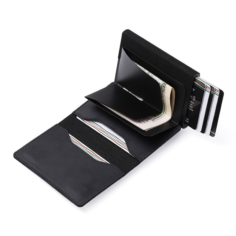 Carbon Fiber Wallet with Airtag Slot for Men | Ka-mostore