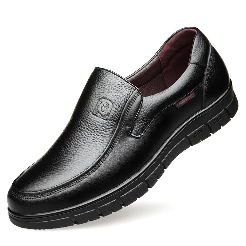 Men's Comfortable Genuine Leather Slip-On Loafers | Ka-mostore