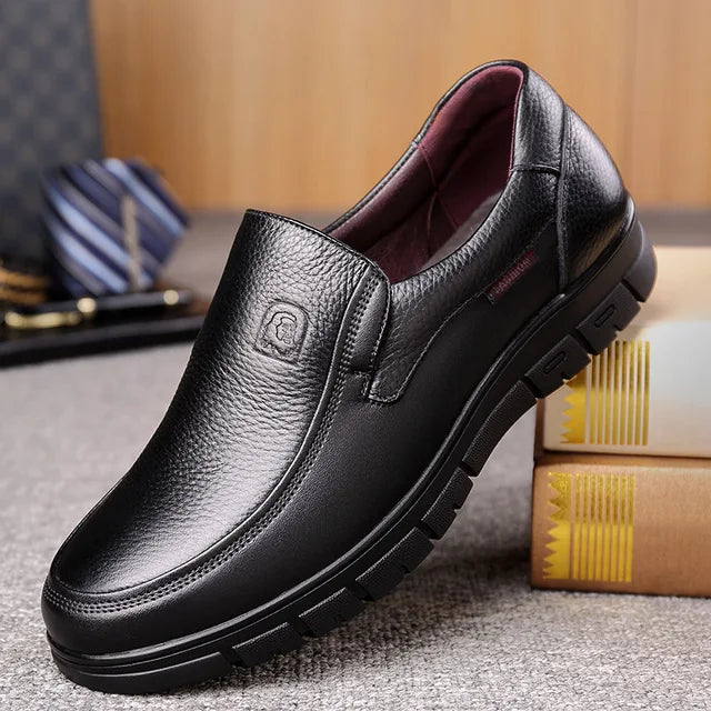 Men's Comfortable Genuine Leather Slip-On Loafers | Ka-mostore