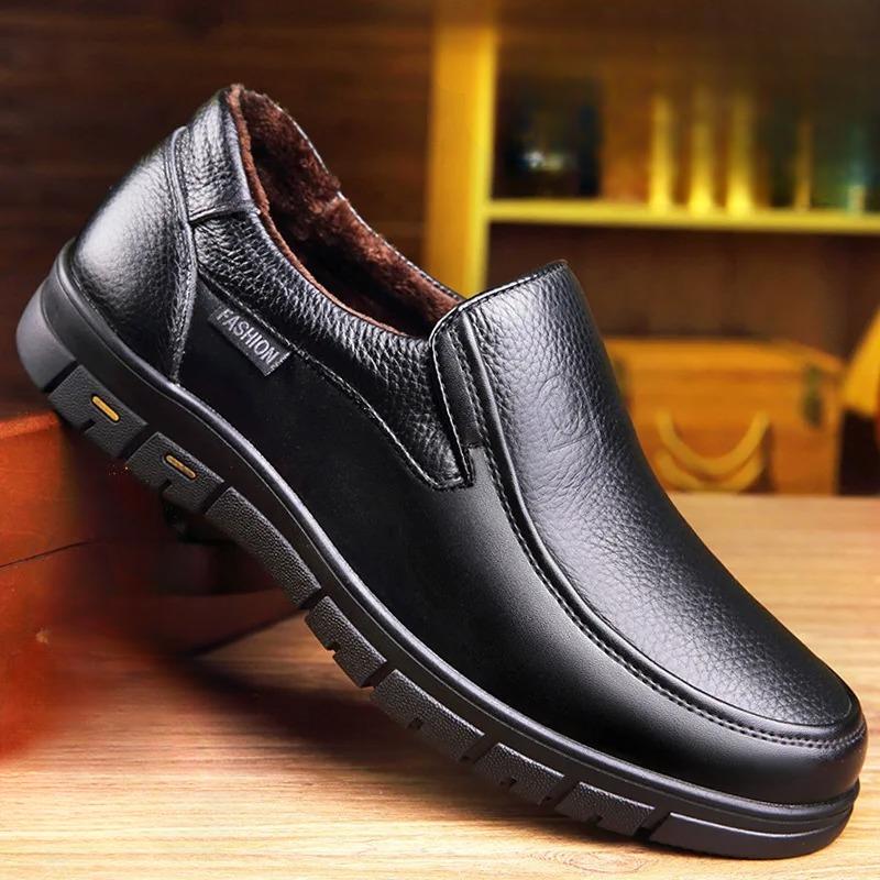 Men's Comfortable Genuine Leather Slip-On Loafers | Ka-mostore