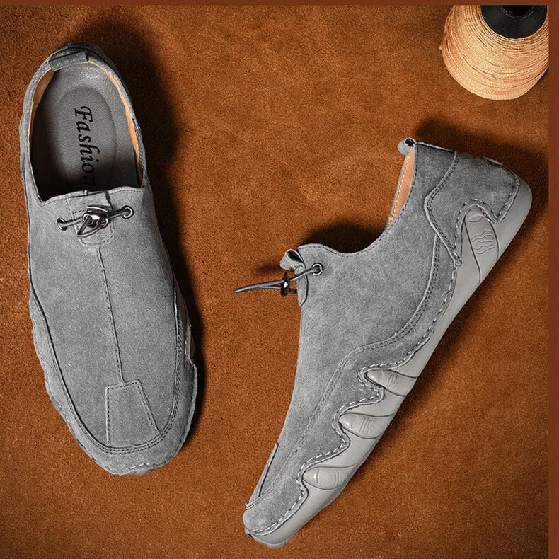 Men's Slip-On Moccasins with Toggle Lock | Ka-mostore
