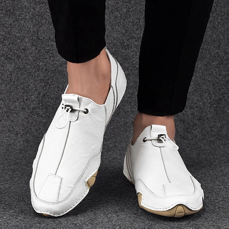 Men's Slip-On Moccasins with Toggle Lock | Ka-mostore