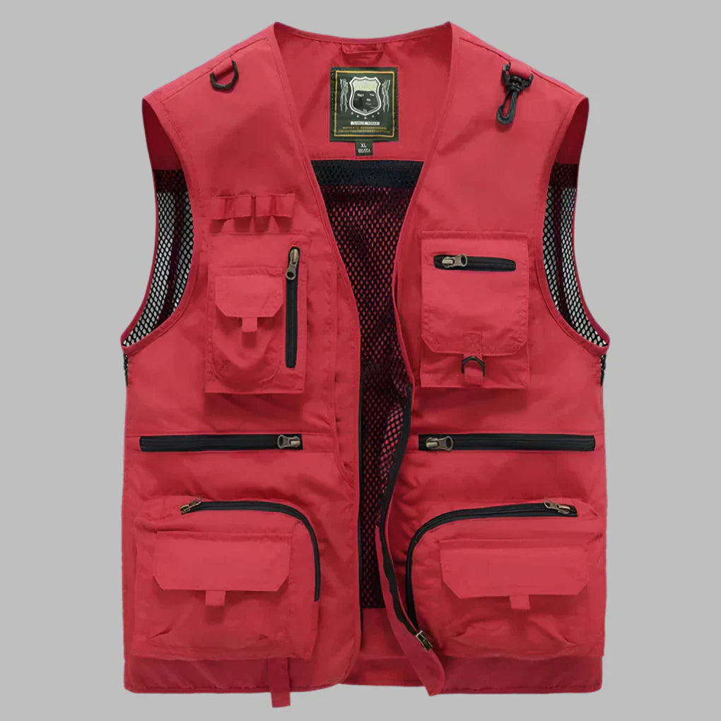 Gilet pratique à plusieurs poches pour les voyages et le quotidien | Ka-mostore