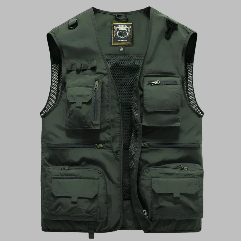 Gilet pratique à plusieurs poches pour les voyages et le quotidien | Ka-mostore
