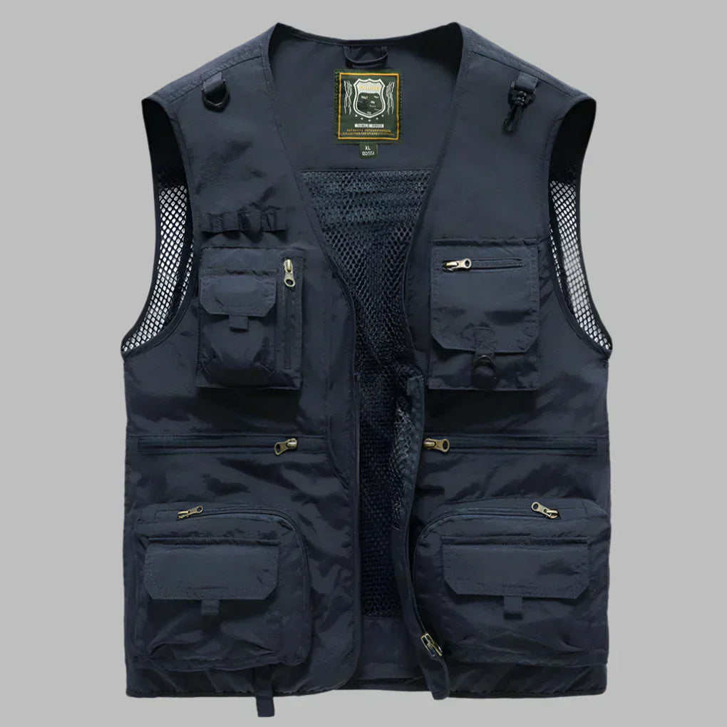 Gilet pratique à plusieurs poches pour les voyages et le quotidien | Ka-mostore