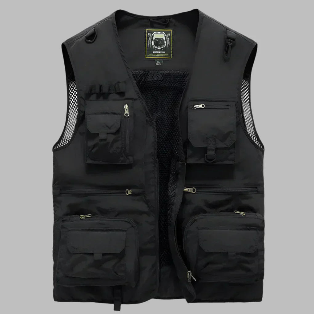 Gilet pratique à plusieurs poches pour les voyages et le quotidien | Ka-mostore