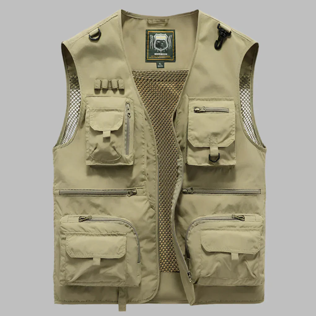 Gilet pratique à plusieurs poches pour les voyages et le quotidien | Ka-mostore