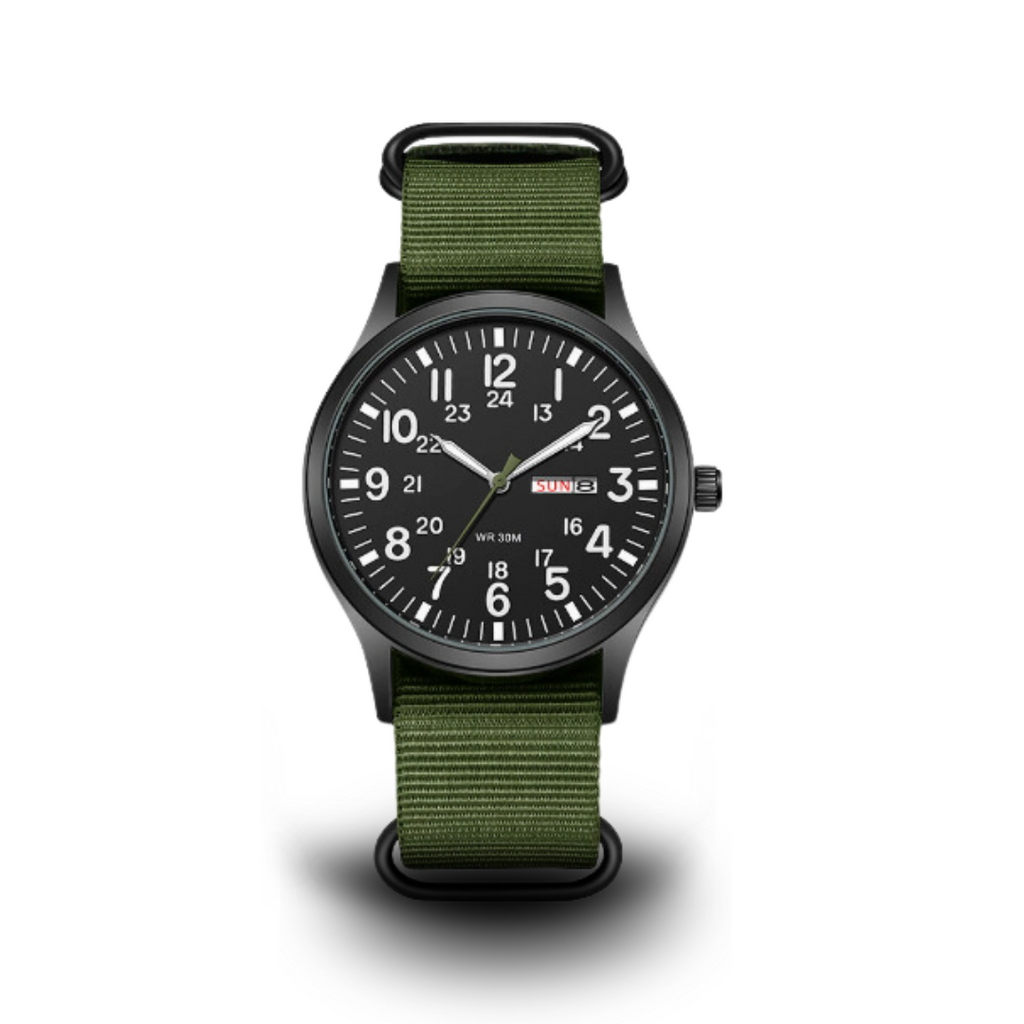 Men's Robust Outdoor Watch – Waterproof Military Style in Stainless Steel | Ka-mostore