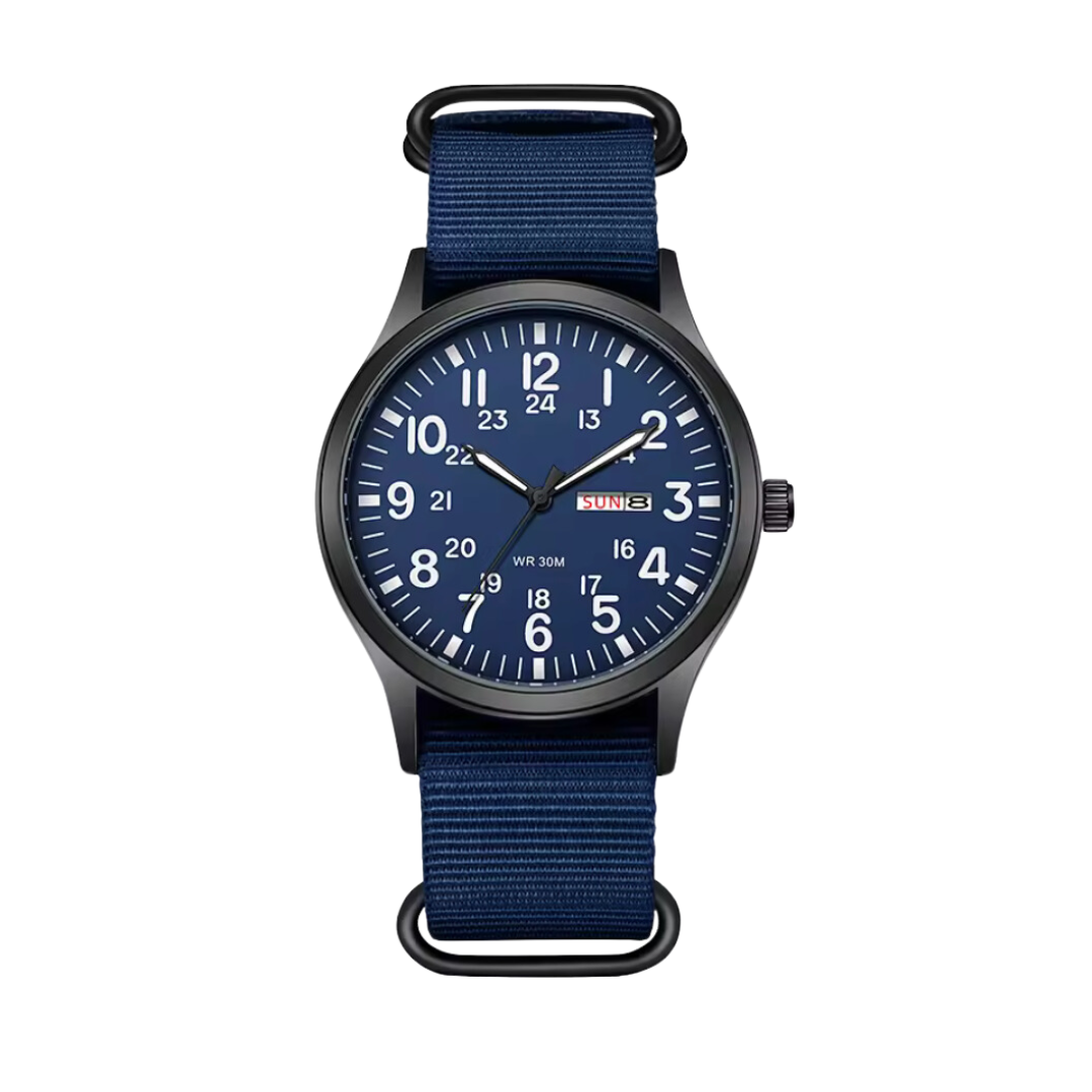 Men's Robust Outdoor Watch – Waterproof Military Style in Stainless Steel | Ka-mostore