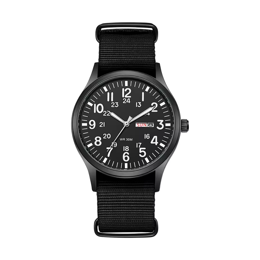 Men's Robust Outdoor Watch – Waterproof Military Style in Stainless Steel | Ka-mostore