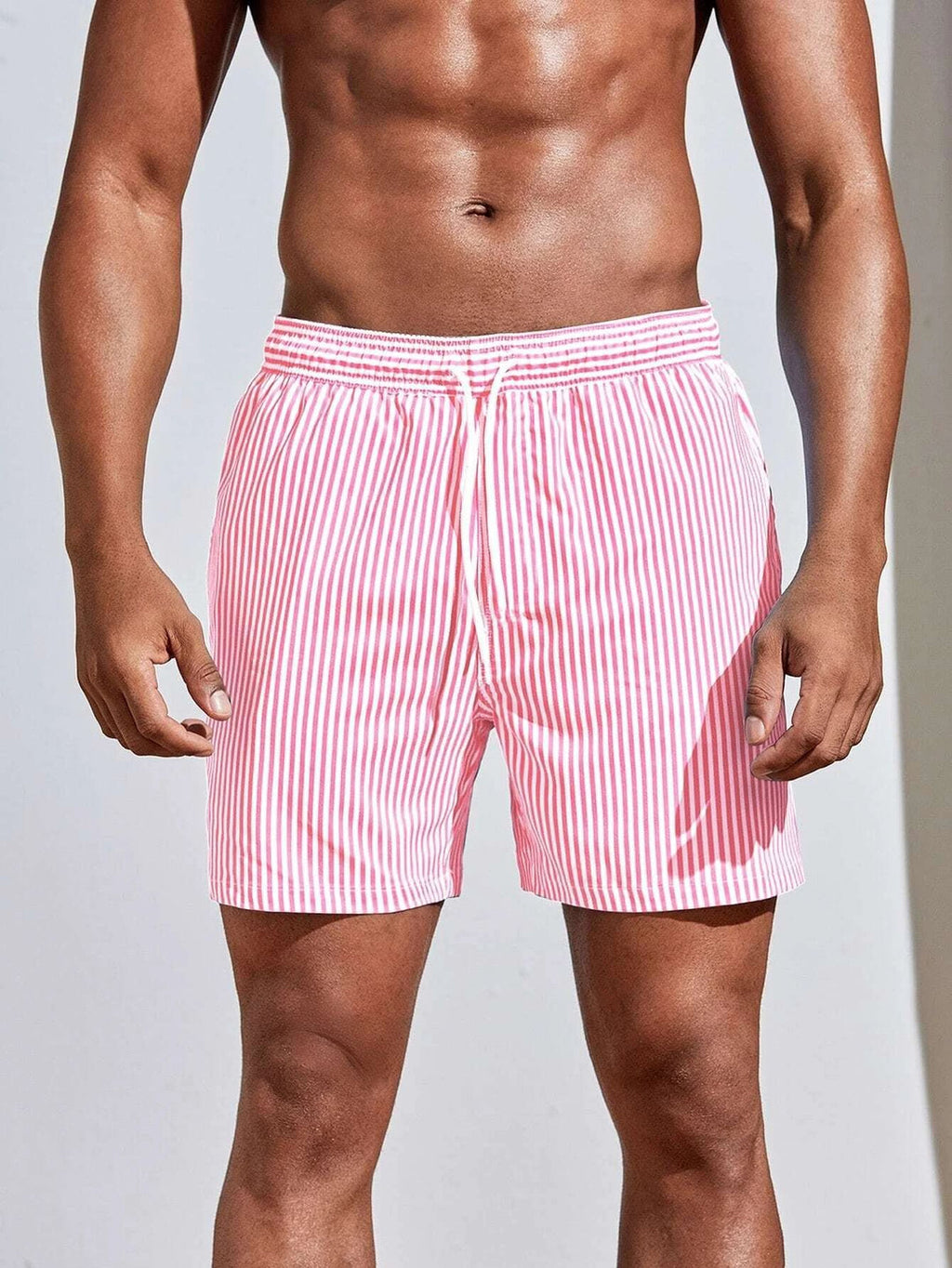 Airy Striped Swim Shorts | Ka-mostore