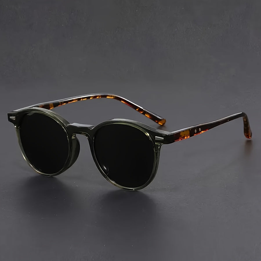 Men's Sunglasses RetroView – Round Tortoise Shell Glasses with Lightweight Frame | Ka-mostore