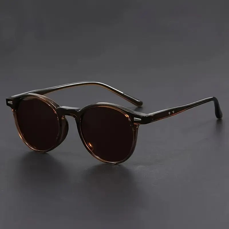 Men's Sunglasses RetroView – Round Tortoise Shell Glasses with Lightweight Frame | Ka-mostore