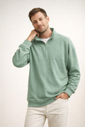 Men's Quarter-Zip Pullover with Stand-Up Collar | Ka-mostore