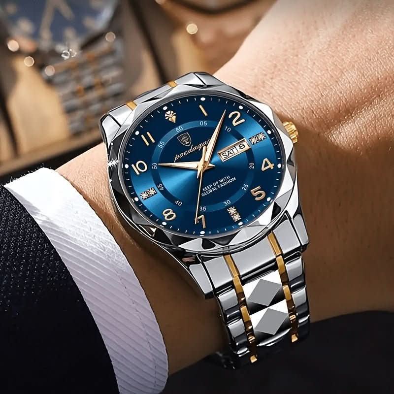 Men's Chronograph Watch - Waterproof Titanium Sports Watch with Alarm | Ka-mostore