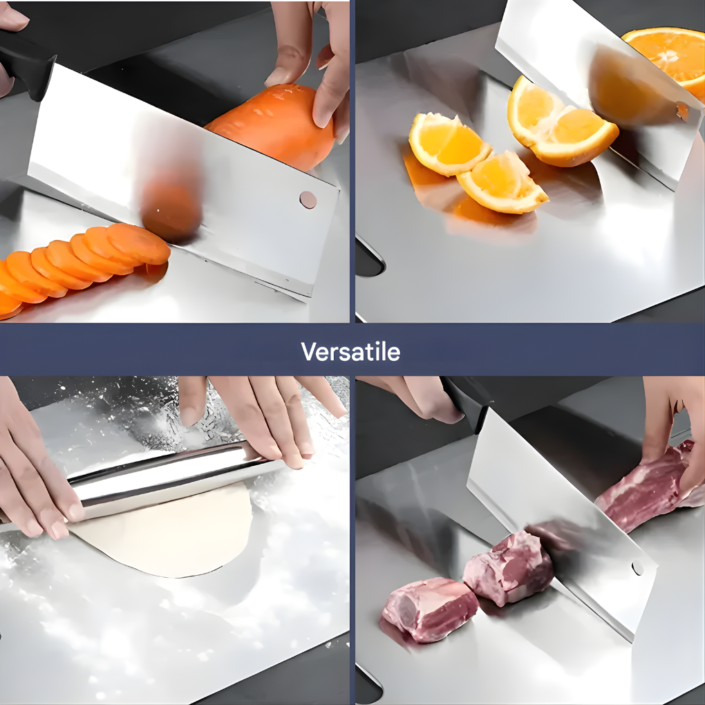 Metal Cutting Board with Integrated Handle | Ka-mostore