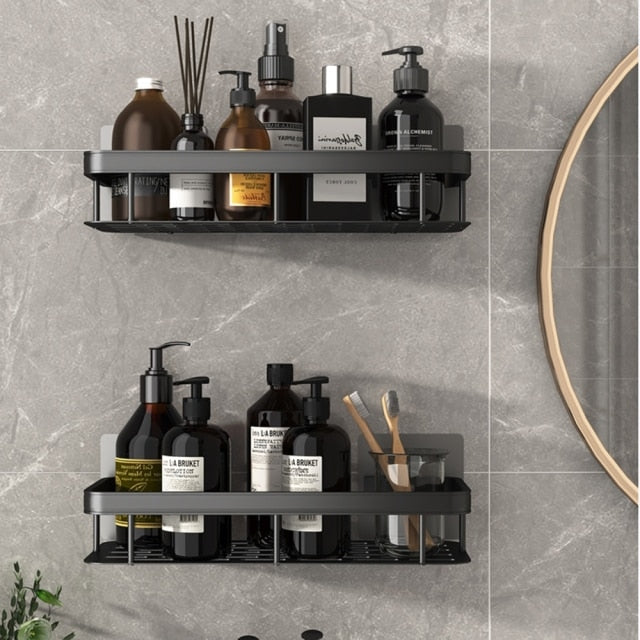 Metal Suction Cup Bathroom Shelves | Ka-mostore