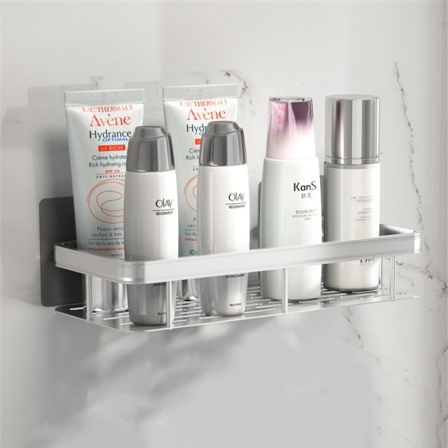 Metal Suction Cup Bathroom Shelves | Ka-mostore