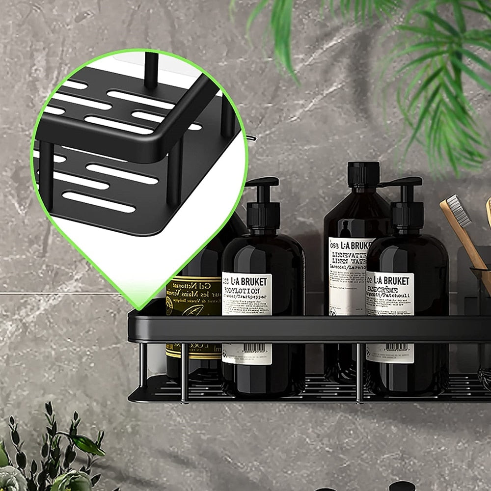 Metal Suction Cup Bathroom Shelves | Ka-mostore
