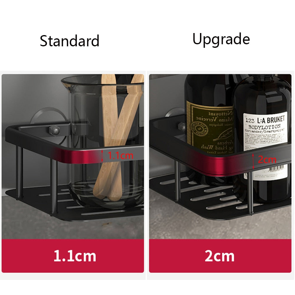 Metal Suction Cup Bathroom Shelves | Ka-mostore