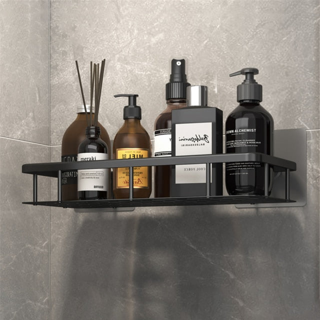 Metal Suction Cup Bathroom Shelves | Ka-mostore