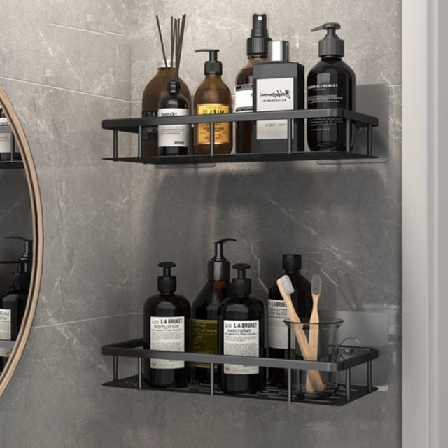 Metal Suction Cup Bathroom Shelves | Ka-mostore