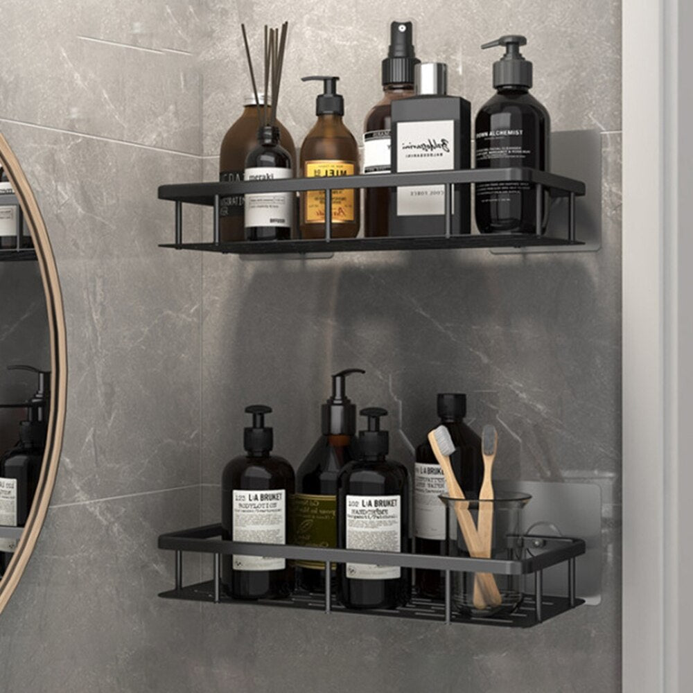 Metal Suction Cup Bathroom Shelves | Ka-mostore