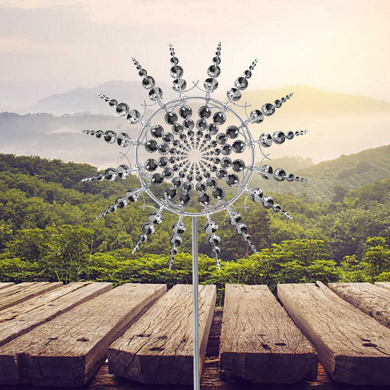 Kovová zahradní dekorace s rotátorem | Ka-mostore
