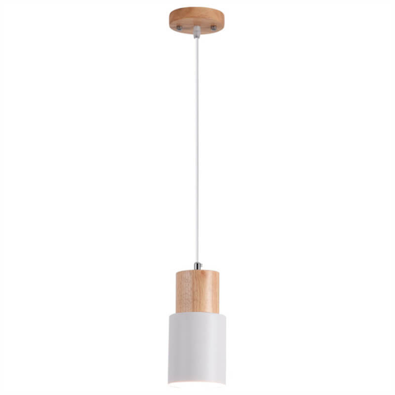 Metal Wood Pendant Light | Modern Industrial Design | Ka-mostore