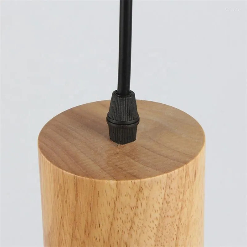 Metal Wood Pendant Light | Modern Industrial Design | Ka-mostore