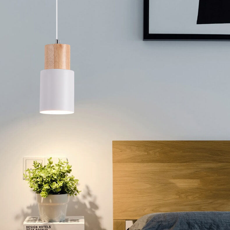 Metal Wood Pendant Light | Modern Industrial Design | Ka-mostore