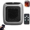 Mini Electric Heater Compact Fan Heater with Remote Control | Ka-mostore