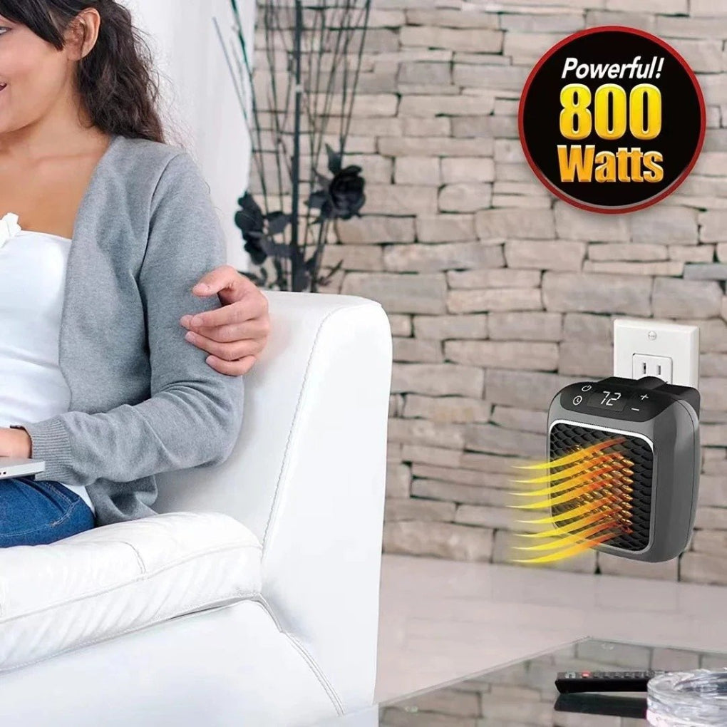 Mini Electric Heater Compact Fan Heater with Remote Control | Ka-mostore