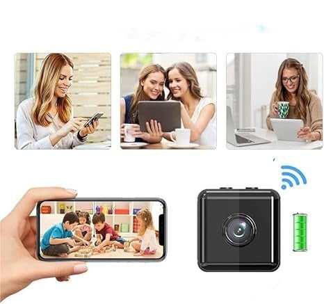 Telecamera Wi‑Fi HD compatta: visualizzazione remota wireless per interni/esterni | Ka-mostore