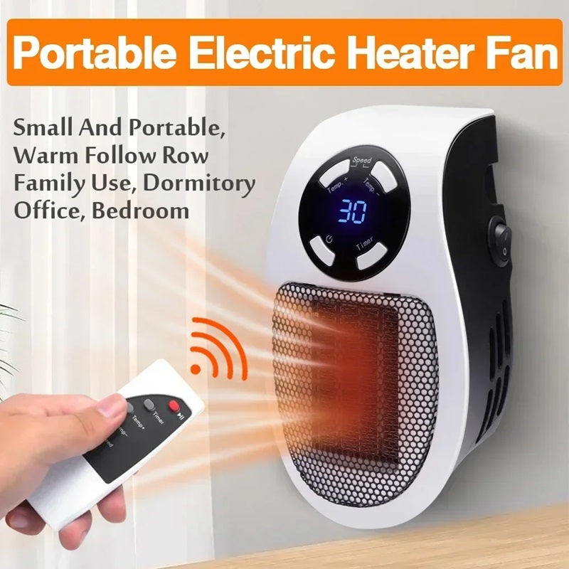 Mini Portable Heater with LED Display and Smart Temperature Control | Ka-mostore
