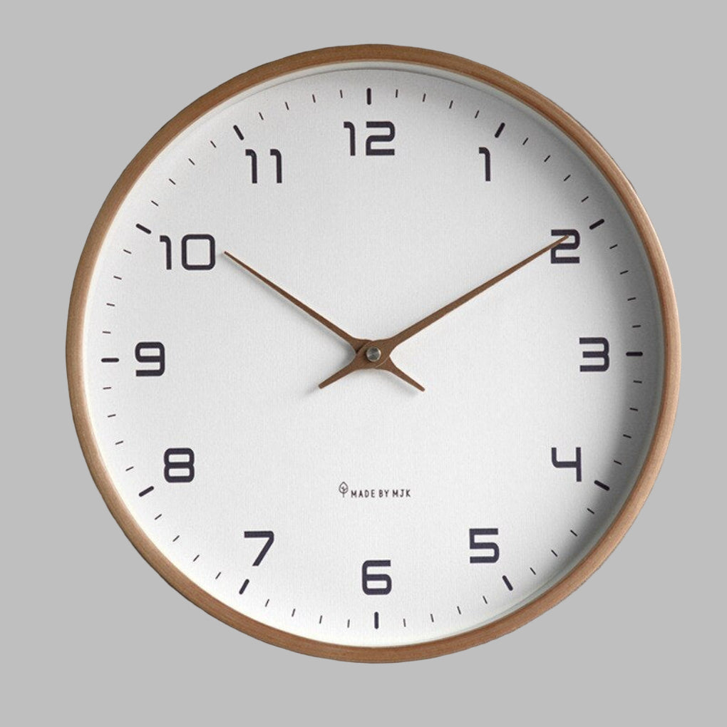 Natural Wood Wall Clock | Ka-mostore