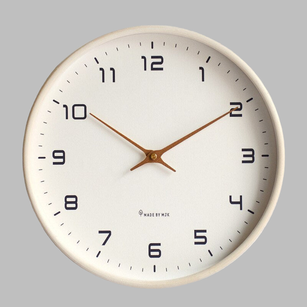 Modern Timber Wall Clock | Ka-mostore