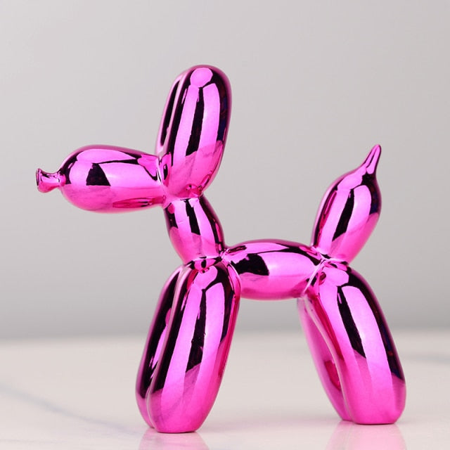 – Modern Balloon Dog Sculpture with Metallic Surface | Ka-mostore
