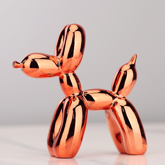 – Modern Balloon Dog Sculpture with Metallic Surface | Ka-mostore