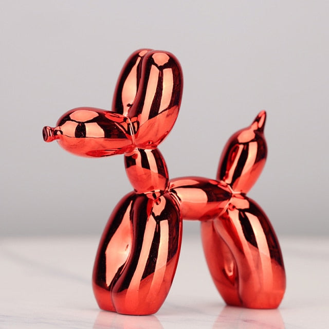 – Modern Balloon Dog Sculpture with Metallic Surface | Ka-mostore