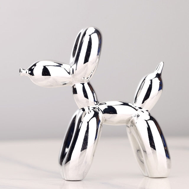 – Modern Balloon Dog Sculpture with Metallic Surface | Ka-mostore