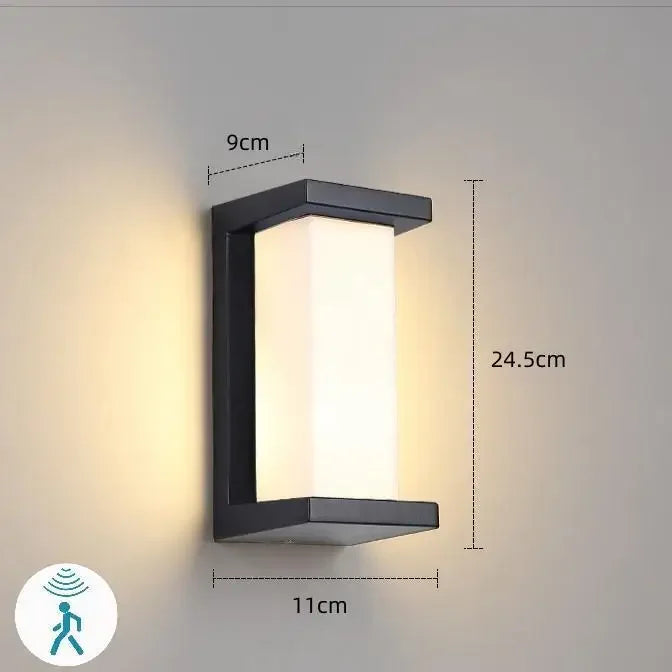 Modern Motion Sensor Outdoor Wall Light | Ka-mostore