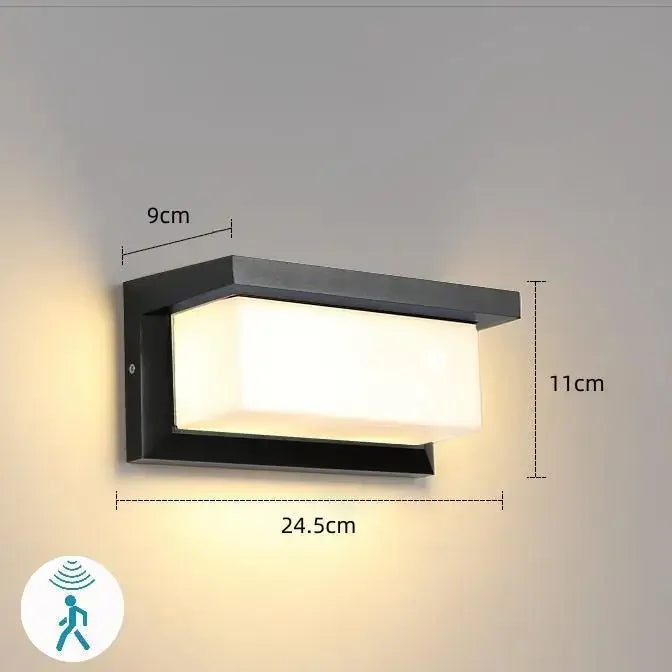 Modern Motion Sensor Outdoor Wall Light | Ka-mostore