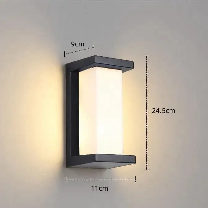 Modern Motion Sensor Outdoor Wall Light | Ka-mostore