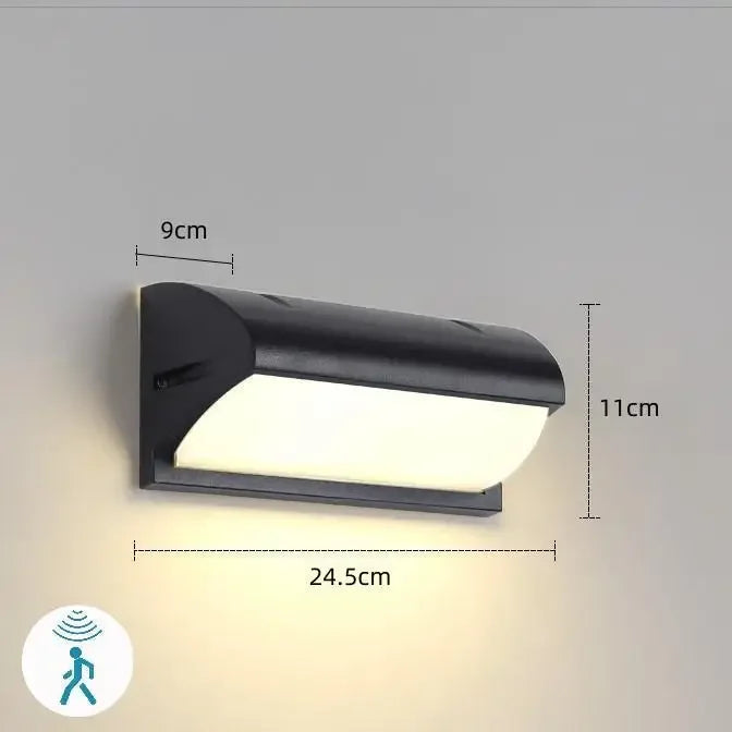 Modern Motion Sensor Outdoor Wall Light | Ka-mostore