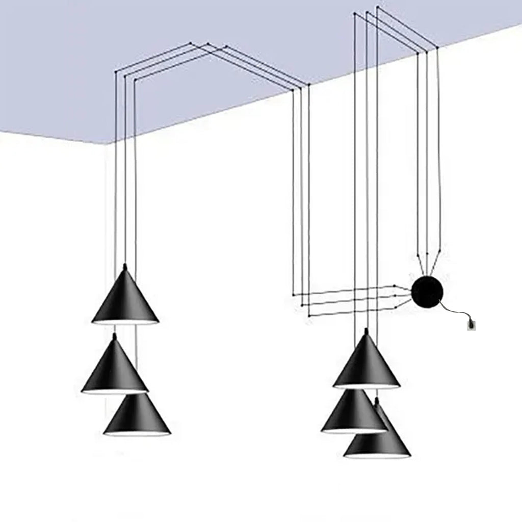 Modern Pendant Light | Minimalist Metal Design | Ka-mostore