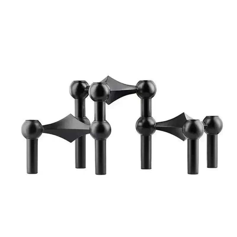 Modular Molecular Metal Candle Holder | Ka-mostore